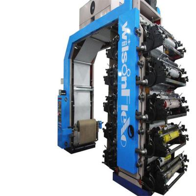 China Flexographic Printing Shops Customizable 1-10 Color Ink Printing Machine for sale