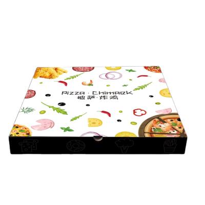 China Recycled Materials Wholesale 8 Inch Pizza Boxes Packaging With Custom Logo Machine To Make Pizza Box for sale