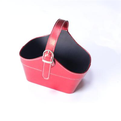 China Fashion Vintage Tongli Hannah Montana Cheap Red Customized Luxury Paper Gift Customized Makeup Leather Box for sale