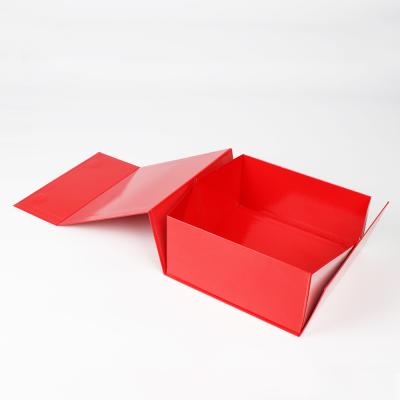 China Recycled Materials Specialized Custom Luxury Magnetic Folding Kraft Paper Box Storage Cardboard Collapsible Gift Box for sale