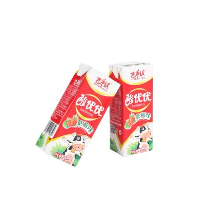 China Recycled juice packaging box aspetic paper box materials chinese supplier for milk juice packaging with beverage for sale