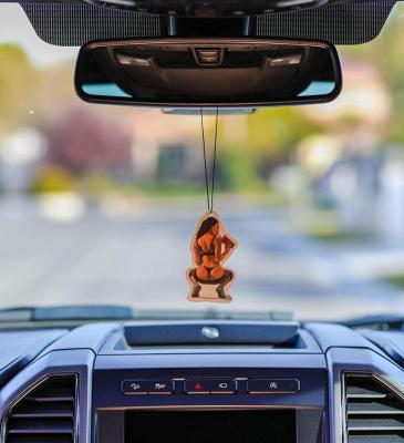 China For Promotion Sexy Car Or Woman Hanging Air Freshener for sale