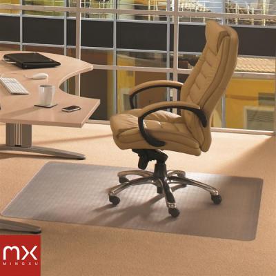 China Non-slip rectangular chairmat for hard floors for sale