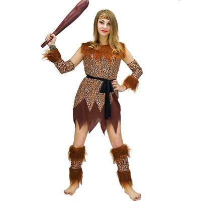 China Leopard Costume Flintstones Adult Women for sale