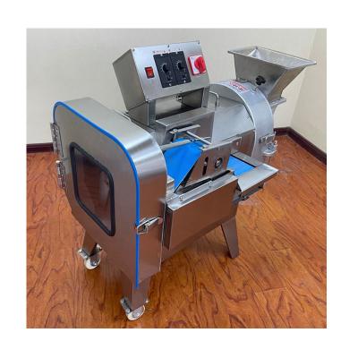 China Commercial fruit processing plant stainless steel electric vegetable cleaver dicer cutter machine for restaurant for sale