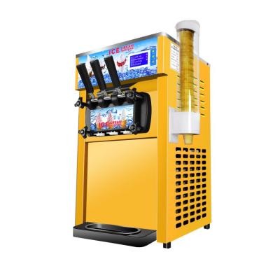 China 110V/220V professional commercial food cart ice cream making machine, soft ice cream machine price for sale