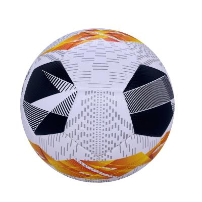 China Football Traning Customized Logo Red White PU Soccer Balls Size 4 Football For Kids for sale