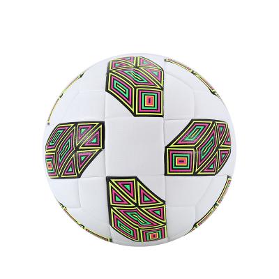 China Football Traning PU Match Quality Soccer Ball Professional Seamless Leather Laminated Football For Games for sale