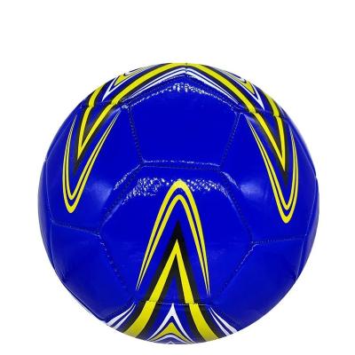 China New Custom Cheap Price Soccer Traning Design Blue Soccer Ball Dot PVC Promo Soccer Football for sale