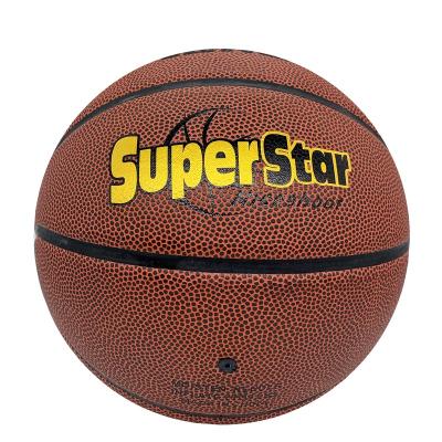 China Basketball Playing Custom Size 7 Match Quality Leather Basketball Printing Logo For Competition for sale