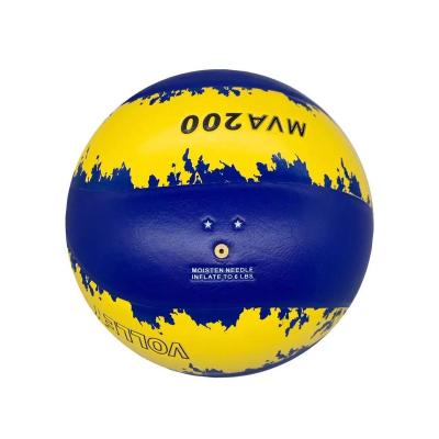 China Volleyball Playing Professional Small Size 2 White Volley Ball Inflatable Volleyball With Custom Logo for sale