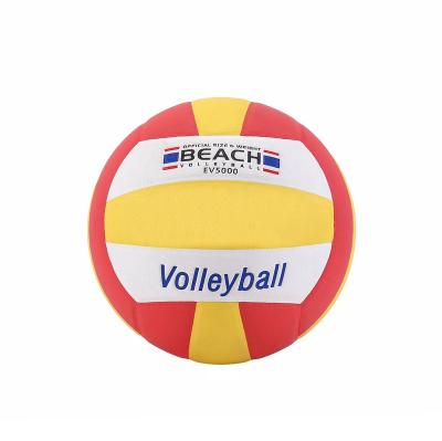 China Volleyball Playing Professional Laminated Full Color Match Beach Ball Leather Volleyball For Youth for sale