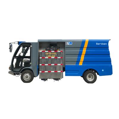 China High Pressure Road Cleaning Truck Electric Guardrail Cleaning Vehicle for sale