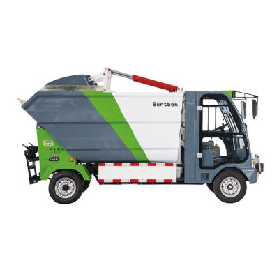 China Electric Garbage Transport Truck Rear Loader Type Automatic Transmission for sale