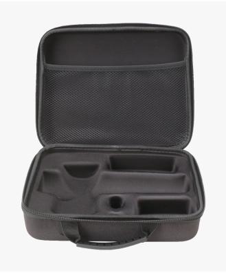 China Durable OEM Advanced Custom Black Portable EVA Massage Gun Storage Suitcase Fascia Gun Case Packing Bag for sale