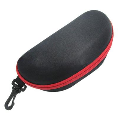 China Durable EVA Packaging Boxes Custom Logo Zipper EVA Foam Eyeglasses Sunglasses Case With Handle Glass Case for sale