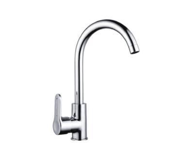 China Single Lever Grade A Brass Kitchen Sink Mixer Taps With 35mm Ceramic Cartridge For Kitchen Sink for sale