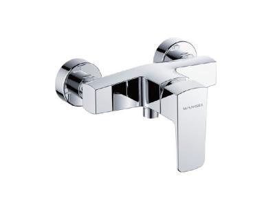 China Single Lever Rectangle Shower Mixer Taps Bathroom 2 Hole faucet for sale