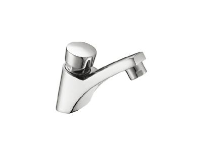 China Contemporary Single hole Bathroom Delay Tap Automatic Water Faucet for sale