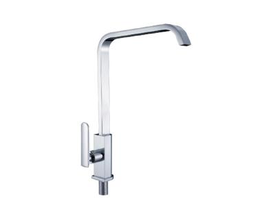 China Single Hole Basin Cold Tap Household Faucet / Deck Mounted Washroom Water Taps for sale