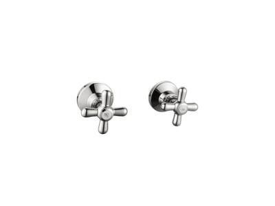 China Chrome Concealed Shower Faucets Double Lever for Home / hotel for sale