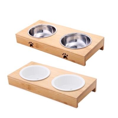 China Melamine Resin Pet Food Water Viable Cute Cervical Spine Bowl Eco-friendly Cartoon Pet Cat Dog Bowl for sale