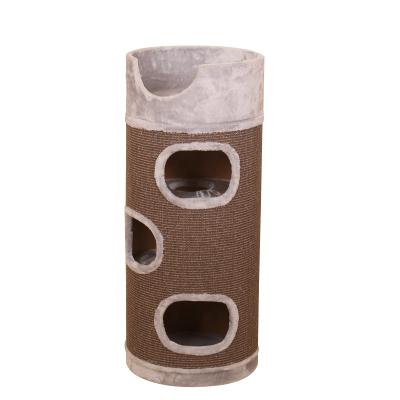 China Wholesale Supply Punk Viable Small Cat Scratch Post Sisal Cartoon Cat Scratching Post Durable Cactus Cat Tree Factory for sale