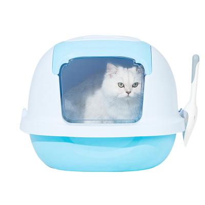 China Sustainable Electric Automatic Cat Toilet Self-Cleaning Cat Litter Box With WIFI for sale