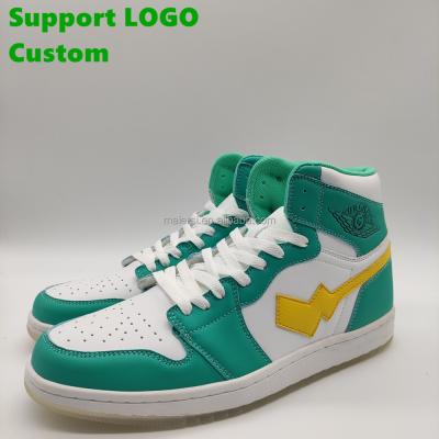 China Custom wholesale fashion trend factory high quality men's basketball shoes A-J1 custom LOGO design to build your LOGO. for sale