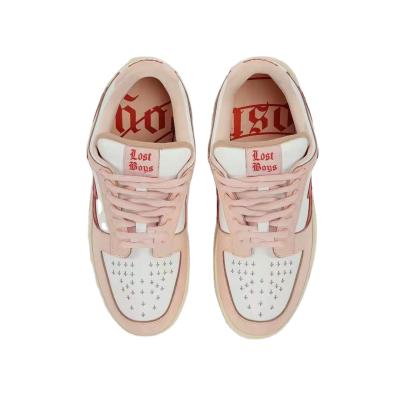 China Cheap fashion trend custom design pink and white custom run shoe for woman casual shoes wholesale prices for sale