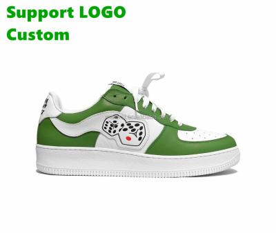 China Factory Wholesale Logo Customized Round Original Leather Customized Sports Casual Shoes For Men And Women for sale