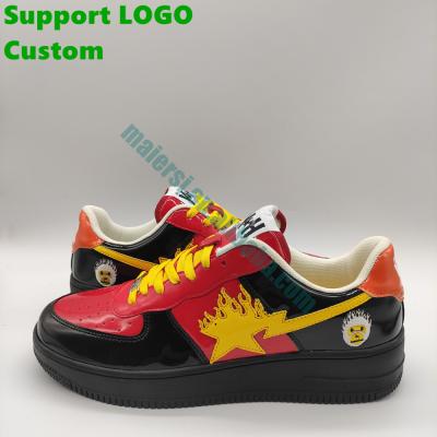 China Factory AF1 leather wholesale logo customized round custom sports casual shoes for men and women. for sale