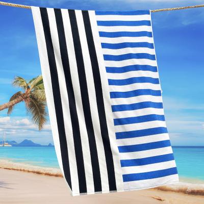 China Large Size 100% Cotton Bath Towel 150*105cm Sustainable Active Printed Beach Towel for sale