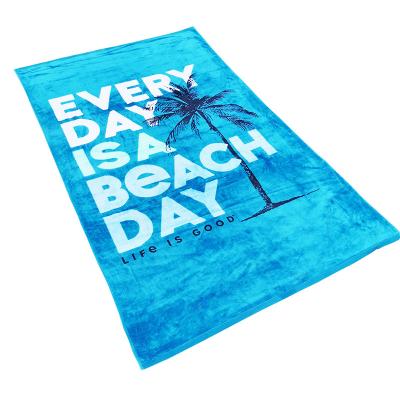 China 180*90CM viable 100% cotton Bath towel beach towels European and active American style printed for sale