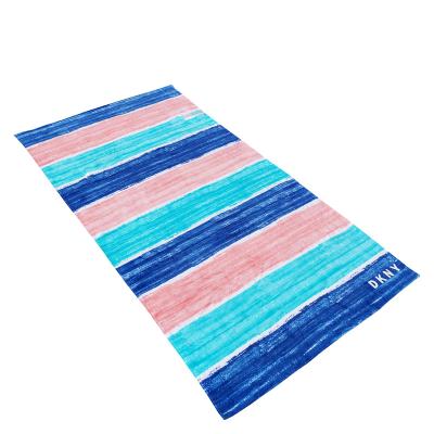 China Wholesale Factory Wholesale Cotton Woven Fabric Beach Towel Rectangle Viable 100% Oversized Bath Towel for sale