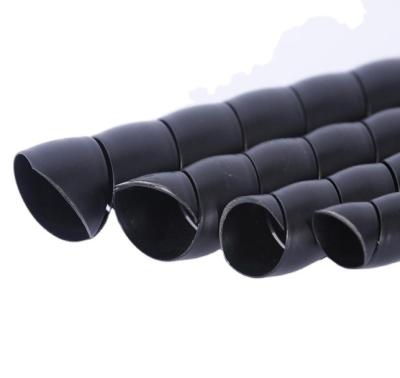 China Factory High Pressure Outdoor Flat Weight Drill Wall Wrap Hydroponics Hose Protector Hose Protector PP Spiral Hose Cover Hydroponics Hose Launch Material Origin for sale