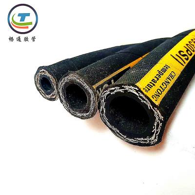 China High Quality NBR High Pressure Steel Wire Braided Hydraulic Rubber Hose for sale