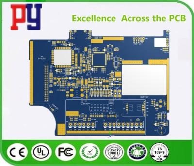 China Blue Two Layer Quick Turn Pcb Prototypes , FR4 Circuit Board 2 Oz Copper Thickness for sale