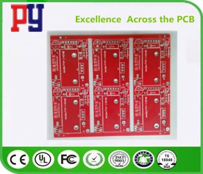 China Red Solder Mask Electronic Circuit Board Assembly , Double Sided Pcb Board 2oz for sale