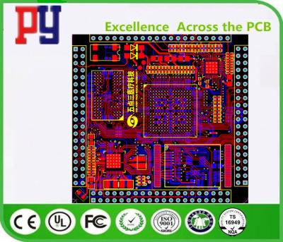 China 1OZ Copper Thickness Printed Circuit Board Prototype 8 Layer Red Solder Mask Color for sale