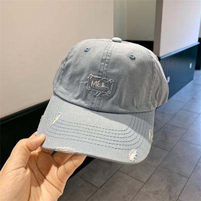 China JOINT hole custom made baseball cap brand me with letters embroidery spring/adjustable hat new summer style for sale