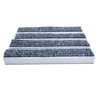 China Aluminum Alloy Washable Door Mat Sand Scraping And Non Slip To Delight Outdoor Metal Mat For Indoor Mats for sale