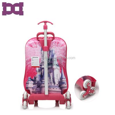 China Cheap Latest EVA 3D Children Kids Frozen School Bag Set For Girls for sale