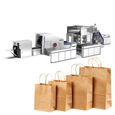 China Building Material Shops 2022 Hot Sale Fully Automatic Newsboy Food Paper Bag Making Machine for sale