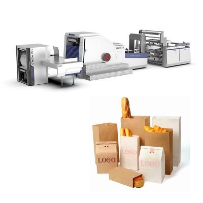 China Semi Automatic Hotels Square Bottom Paper Bag Making Machine Paper Bag Making Machine For Making Kraft Paper Bag for sale