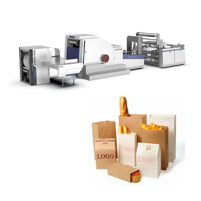 China Hotels Semi Automatic Square Bottom Semi Automatic Fruit Paper Bag Making Machine Paper Bags Making Machine For Making Paper Bag for sale