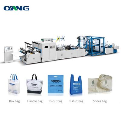 China Garment Shops Allwell High Efficient PP Non Woven Fabric Multifunctional Carry Bag Making Machine Price Non Woven Bag Making Machine for sale