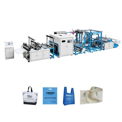 China Garment Shops Hot Sale Fully Automatic Nonwoven Fabric Bag Making Machine, Nonwoven Bag Making Machine for sale