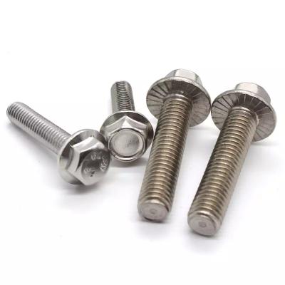 China Wholesale Stainless Steel Best Quality M4-M20 High Tension Hex Flange Hex Flange Bolt Hex Bolt Flange Bolt Wholesale for sale