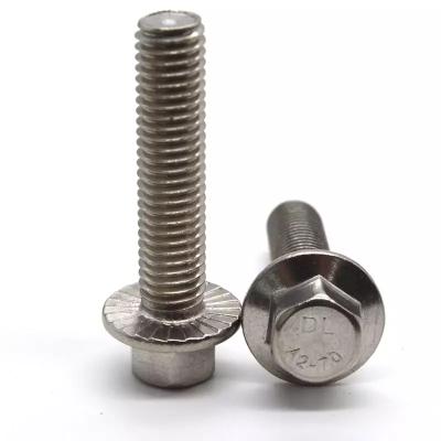 China Wholesale Stainless Steel Flange Best Quality M4-M20 High Tension Hex Flange Bolt High Grade Bolt Hexagon Flange Head Bolt Joint for sale